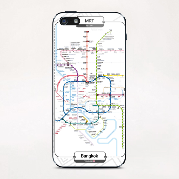 Metro - Bangkok iPhone & iPod Skin by aleibanez