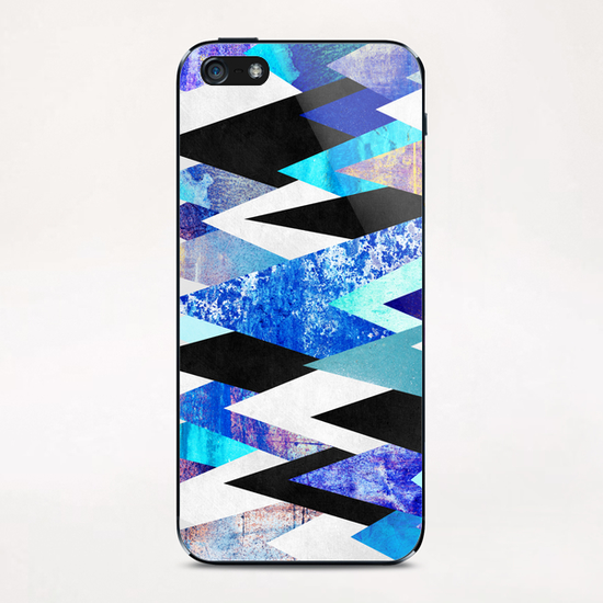 Blue Peaks iPhone & iPod Skin by Elisabeth Fredriksson