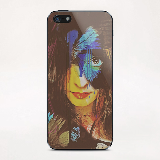 Chrysalis Abstract Portrait iPhone & iPod Skin by Galen Valle