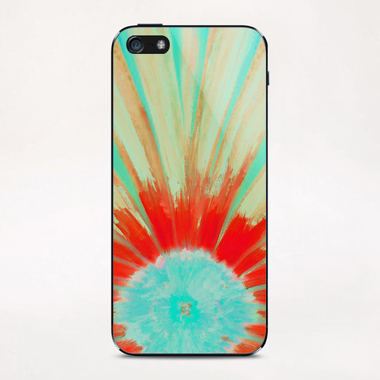 Negative Flower Vortex iPhone & iPod Skin by tzigone