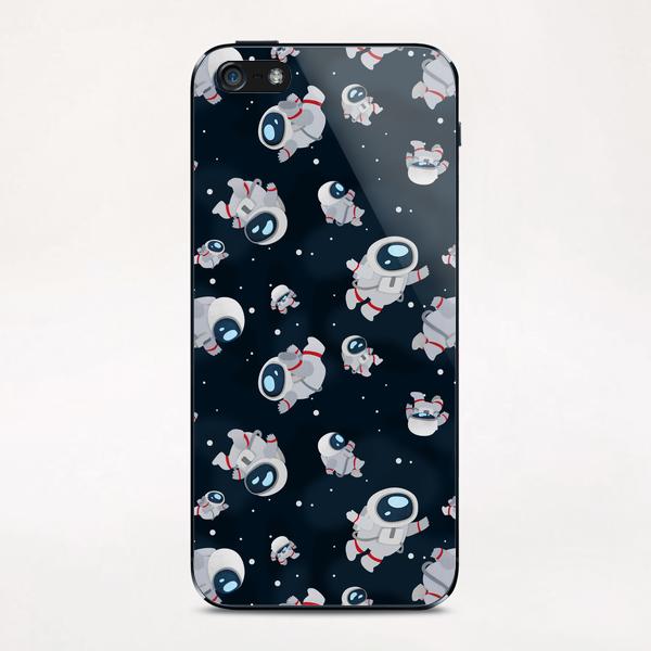 Floating Astronauts iPhone & iPod Skin by Claire Jayne Stamper