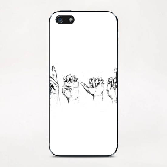 deaf hands iPhone & iPod Skin by maya naruse