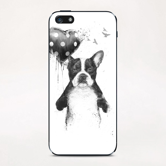 My heart goes boom iPhone & iPod Skin by Balazs Solti