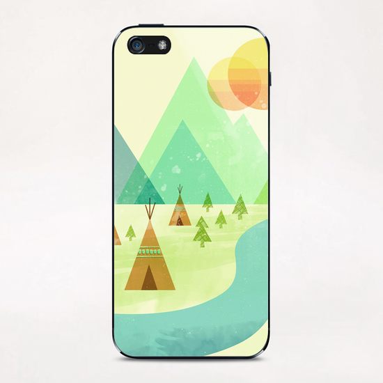 Native Lands iPhone & iPod Skin by Jenny Tiffany