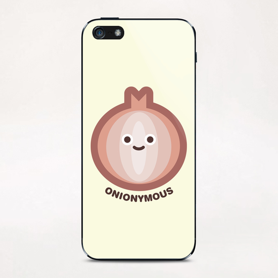 ONIONYMOUS iPhone & iPod Skin by Nicole De Rueda