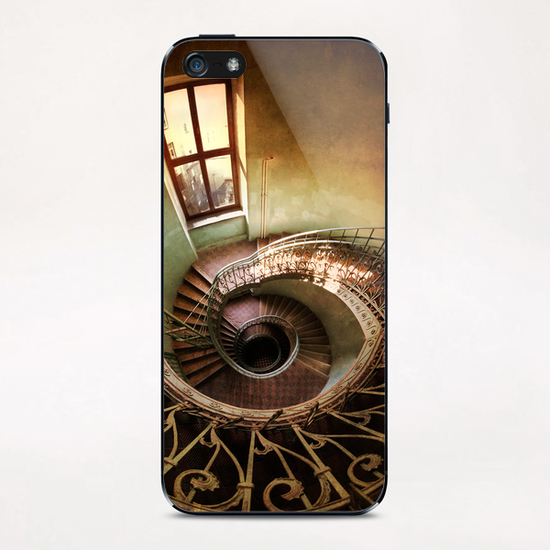 Spiral staircaise with a window iPhone & iPod Skin by Jarek Blaminsky