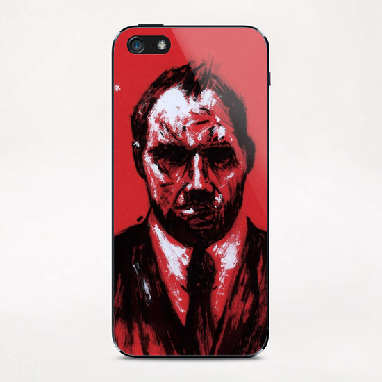 Red Man 1 iPhone & iPod Skin by Aaron Morgan