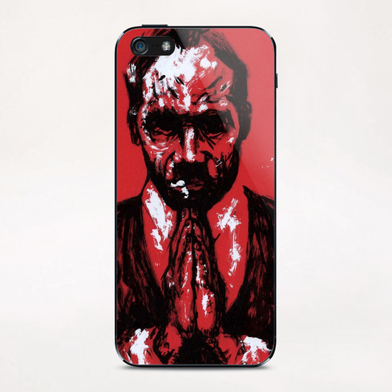 Red Man #6 iPhone & iPod Skin by Aaron Morgan