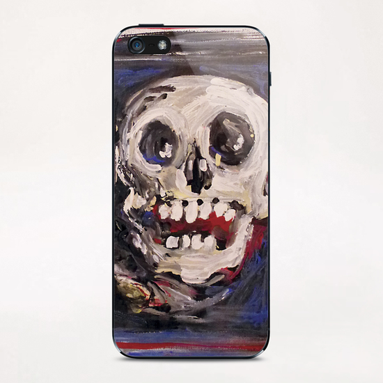 Smiling Skull iPhone & iPod Skin by Georgio Fabrello