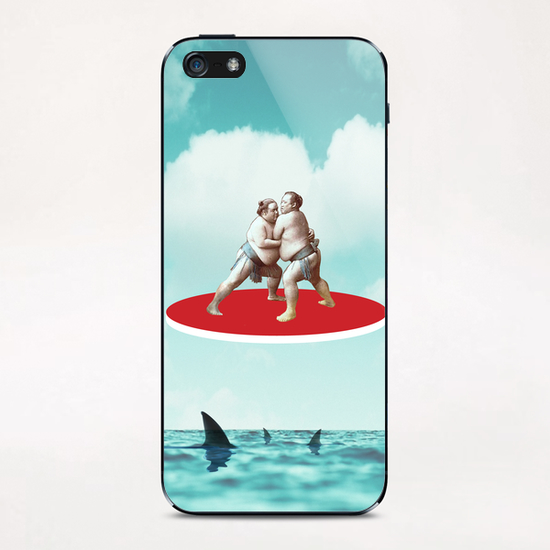 Dangerous Japanese Wrestling iPhone & iPod Skin by tzigone