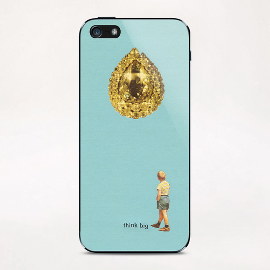 think big iPhone & iPod Skin by livingferal aka tracy jager