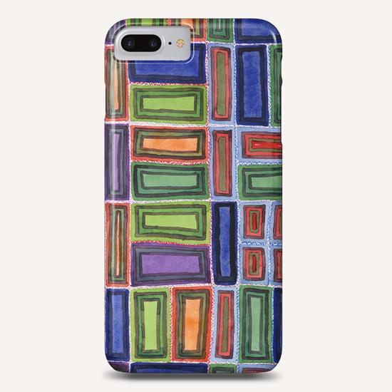 Melodic Rectangles Pattern  Phone Case by Heidi Capitaine