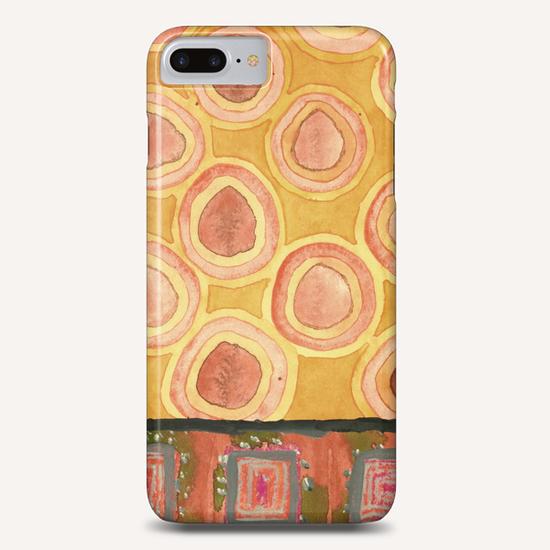 Flying Orange Circles Phone Case by Heidi Capitaine