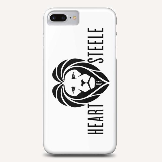 Heart of Steele (Black) Phone Case by bthwing