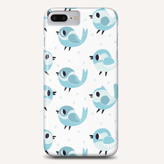 Blue Birds Pattern Phone Case by Claire Jayne Stamper