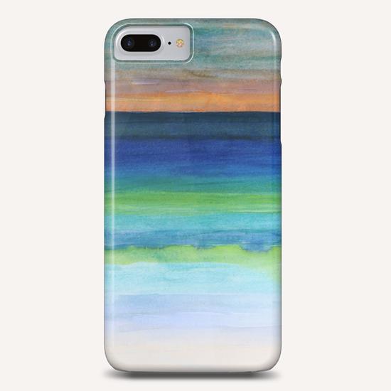 White Beach At Sunset Phone Case by Heidi Capitaine