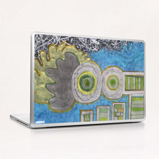 Blue and the Transformation Process Laptop & iPad Skin by Heidi Capitaine