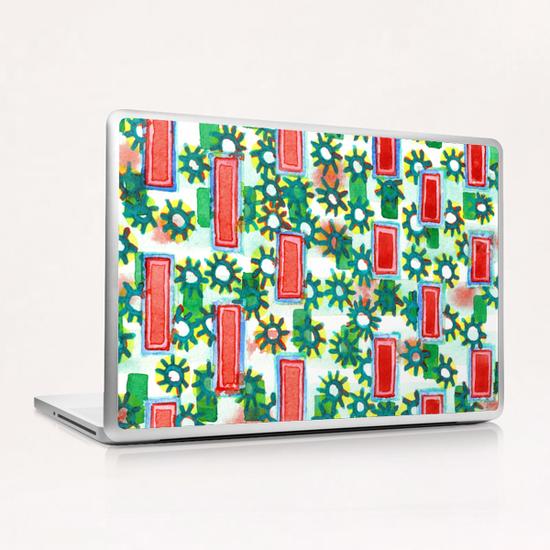 Sunshine between Blocks Pattern  Laptop & iPad Skin by Heidi Capitaine