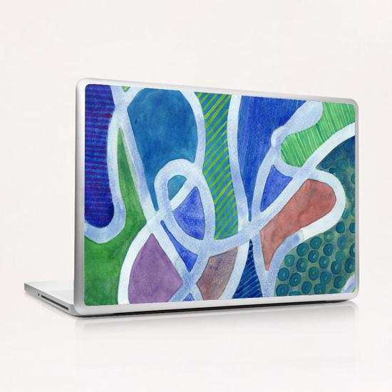 Curved Paths Laptop & iPad Skin by Heidi Capitaine