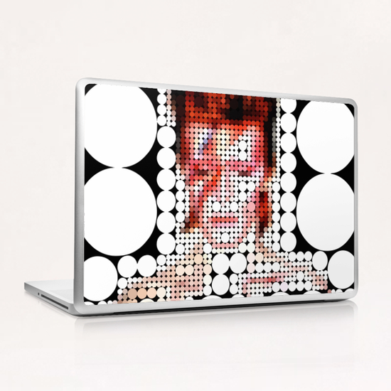 Aladdin Sane Abstract Laptop & iPad Skin by Louis Loizou