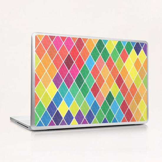 Colorful Geometric  Laptop & iPad Skin by Amir Faysal