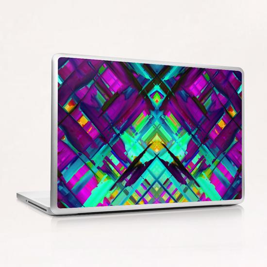 Colorful digital art splashing G472 Laptop & iPad Skin by MedusArt