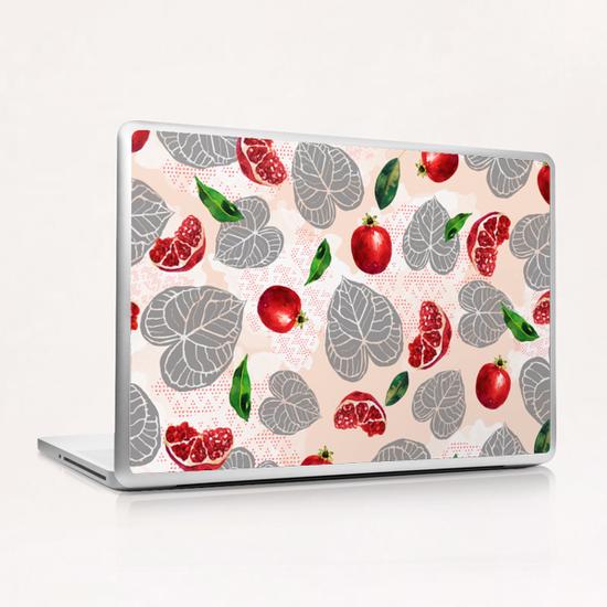 Love leaves with fruits Laptop & iPad Skin by mmartabc