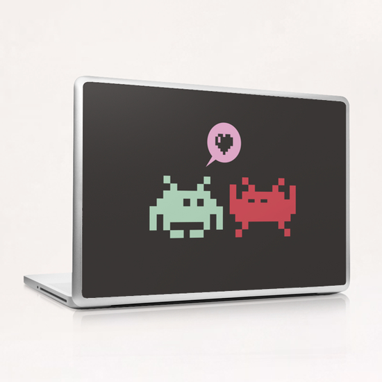 Pixel Love Laptop & iPad Skin by Alex Xela