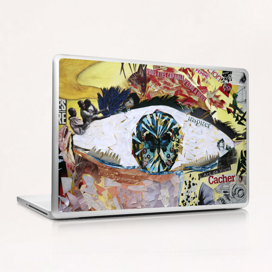 avoir peur et se cacher Laptop & iPad Skin by frayartgrafik