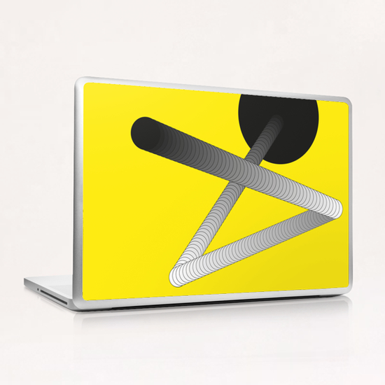 Cinetik black Laptop & iPad Skin by Yann Tobey