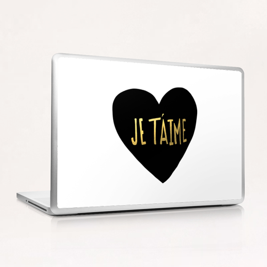 Je T'aime Laptop & iPad Skin by Leah Flores