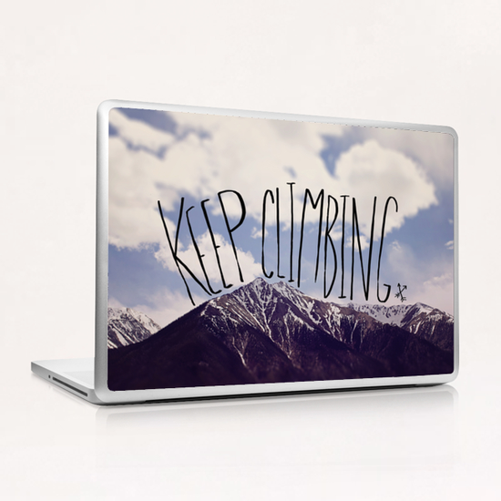 Keep Climbing Laptop & iPad Skin by Leah Flores