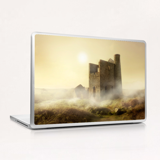 Foggy morning in western UK Laptop & iPad Skin by Jarek Blaminsky