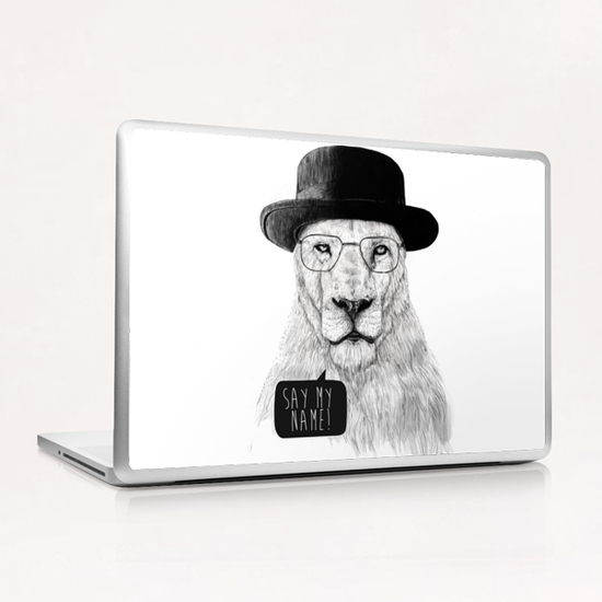 Say my name Laptop & iPad Skin by Balazs Solti