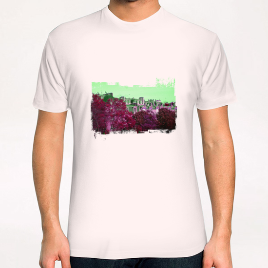 Roofs in Montmartre T-Shirt by Malixx