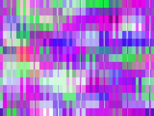 geometric square pixel pattern abstract background in purple pink blue green Mural by Timmy333
