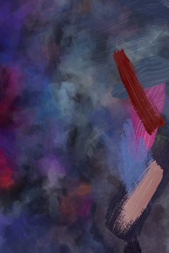 abstract splatter brush stroke painting texture background in blue purple pink Mural by Timmy333
