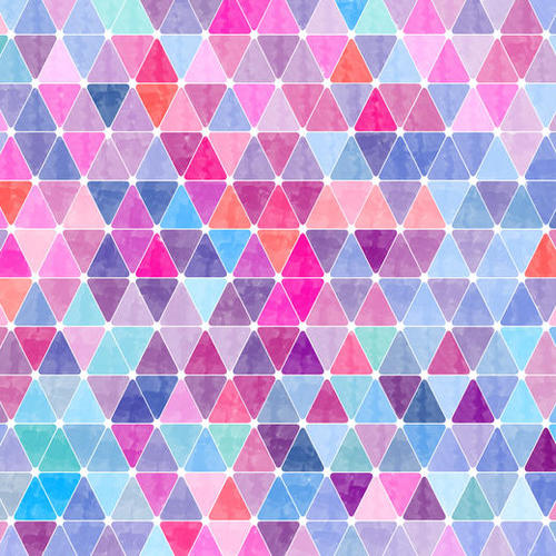 Colorful Geometric II Mural by Amir Faysal