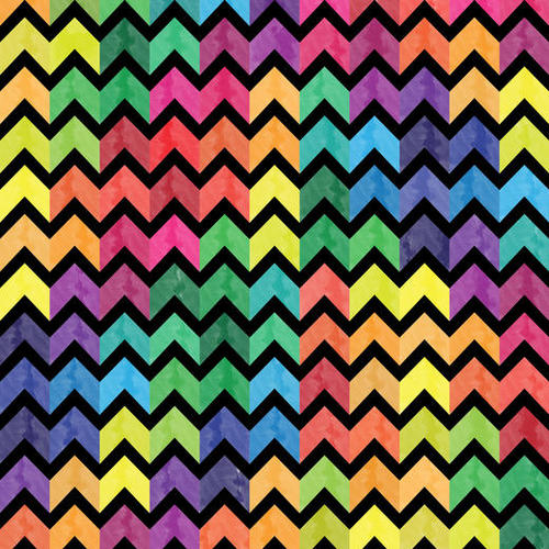 Lovely Chevron #2 Mural by Amir Faysal