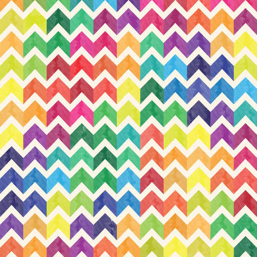 Lovely Chevron #3 Mural by Amir Faysal