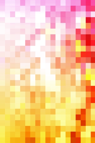 graphic design geometric pixel square pattern abstract background in pink red orange Mural by Timmy333