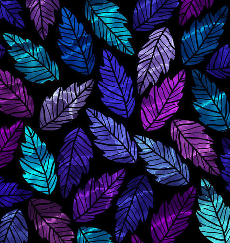 Leaves X 0.3 Mural by Amir Faysal