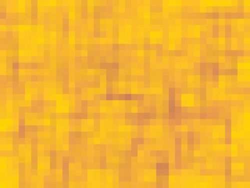 geometric square pixel pattern abstract background in yellow and brown Mural by Timmy333