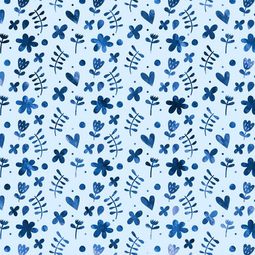 LOVELY FLORAL PATTERN #4 Mural by Amir Faysal