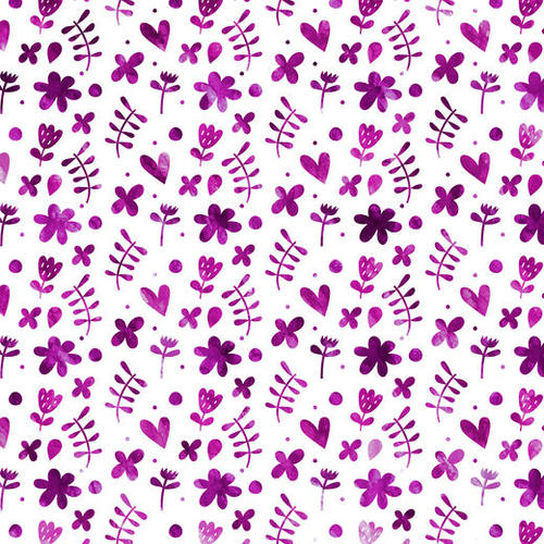 LOVELY FLORAL PATTERN Mural by Amir Faysal