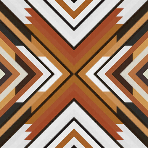 Dynamic geometric pattern I Mural by Vitor Costa