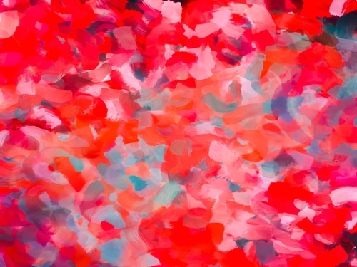 splash painting texture abstract background in red green Mural by Timmy333