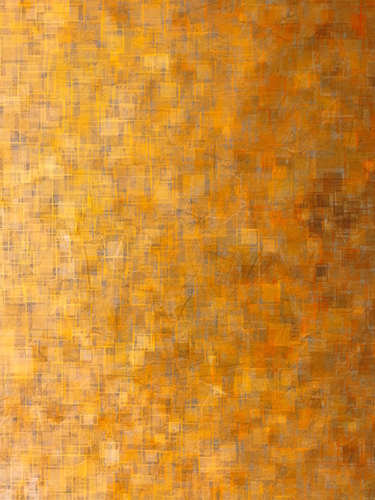 brown geometric square pixel pattern abstract background Mural by Timmy333
