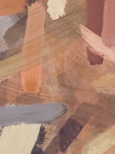 brush painting texture abstract background in brown and black Mural by Timmy333