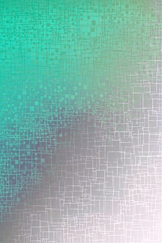 fractal graphic design geometric square line pattern abstract background in blue Mural by Timmy333